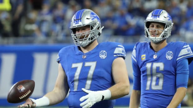 Detroit Lions center Frank Ragnow.